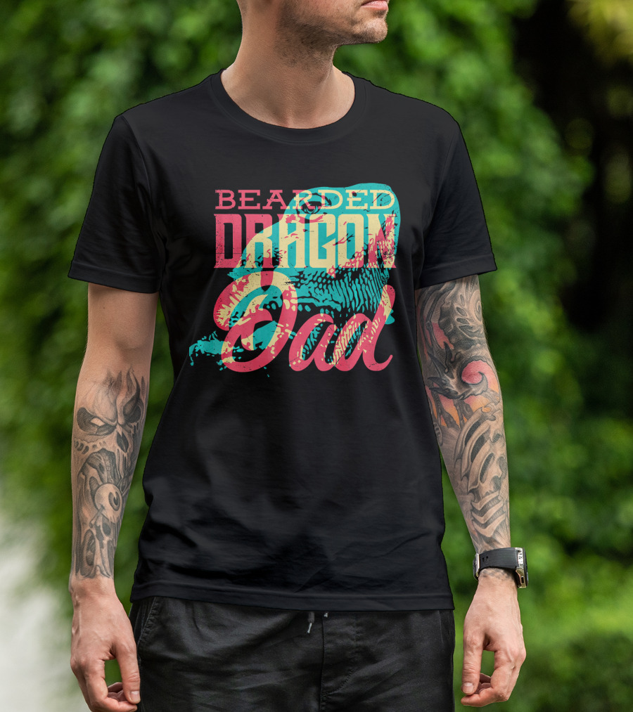 Bearded Dragon Dad Pogona T-Shirt