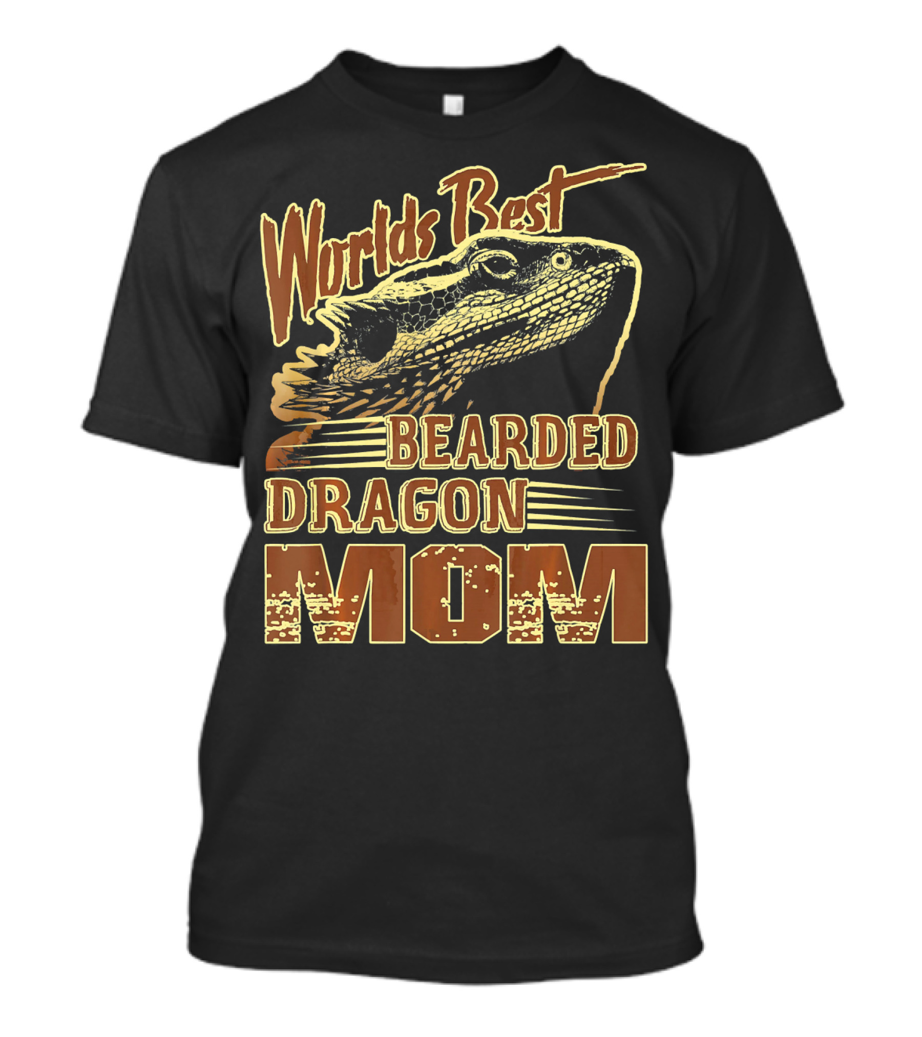 Worlds Best Bearded Dragon Mom T-Shirt