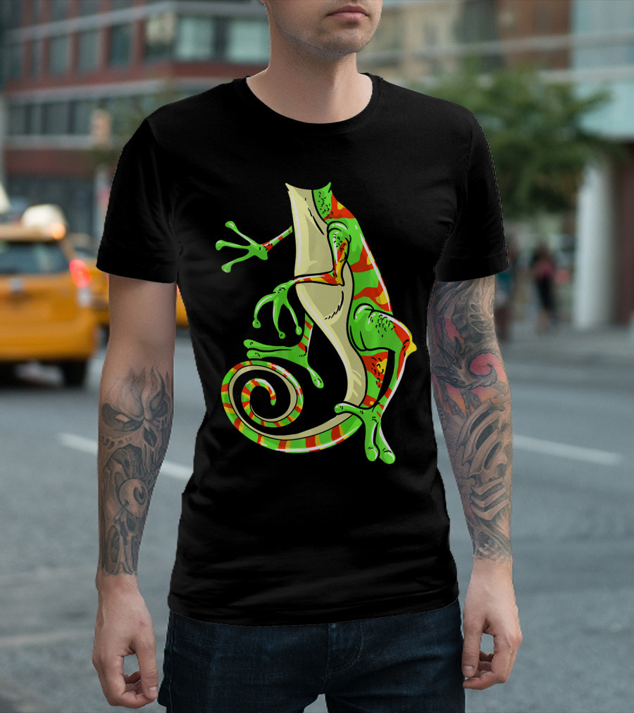 Cool Headless Chameleon Halloween Costume Spooky Reptile T-Shirt