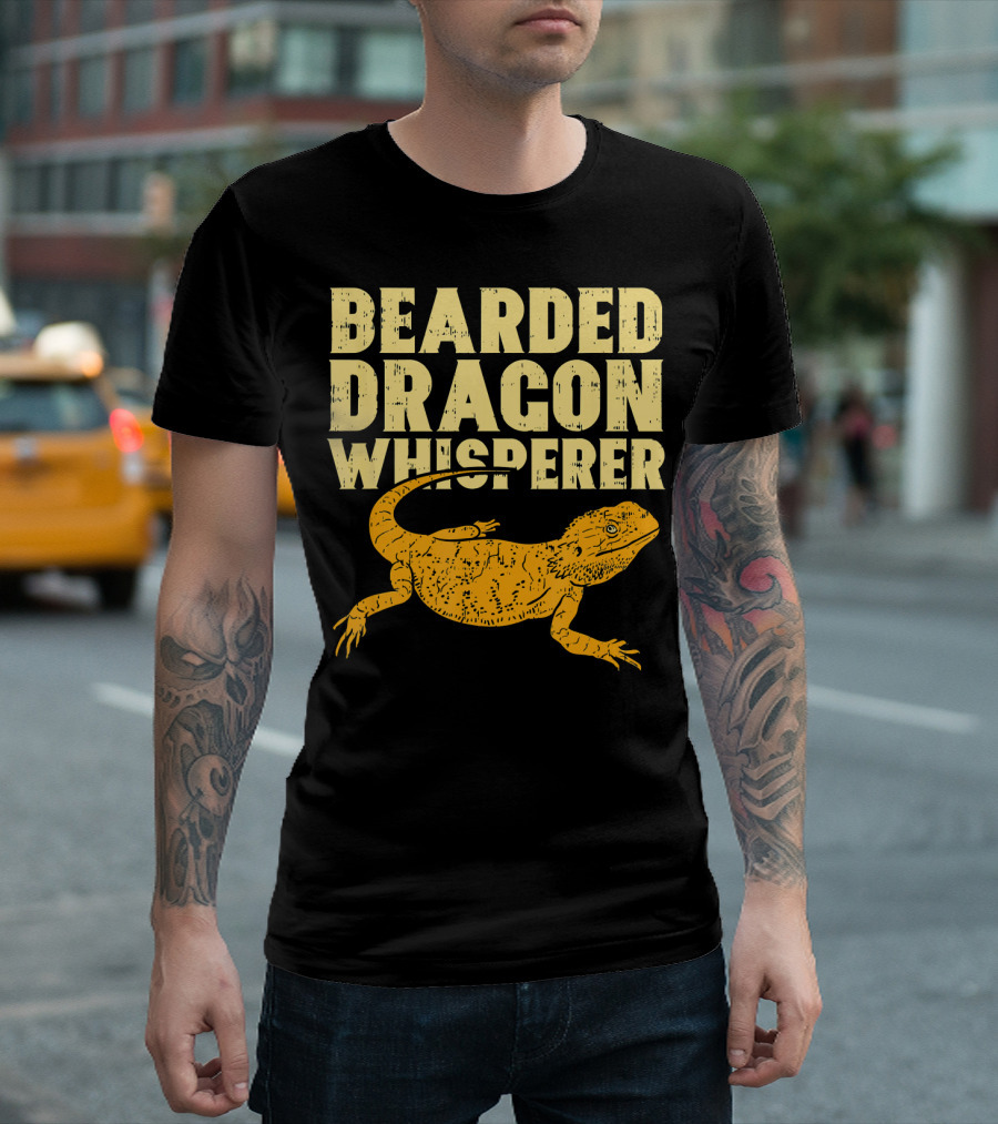 Bearded Dragon Whisperer Reptile Lover T-Shirt