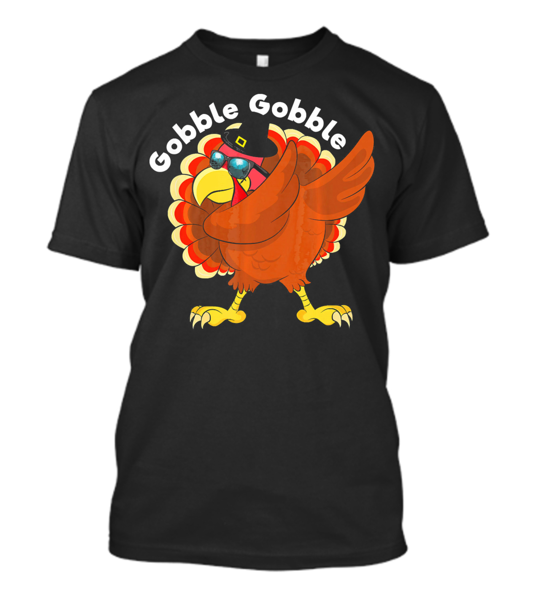 Gobble Gobble Dab Turkey Thanksgiving Holiday T-Shirt