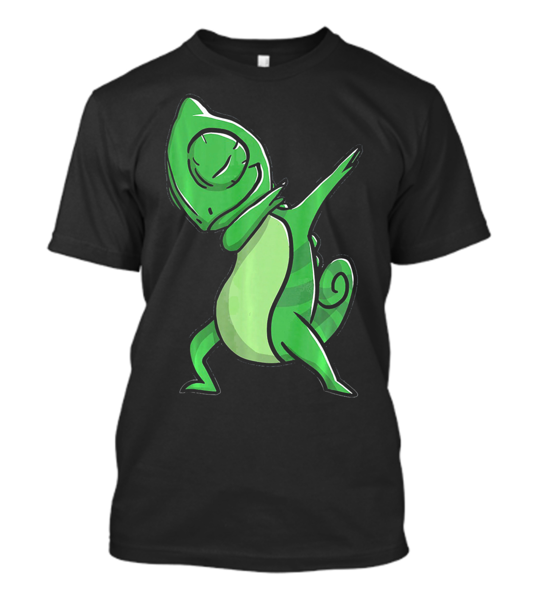 Chameleon Costume Dabbing Chameleon Green Dance Pose T-Shirt