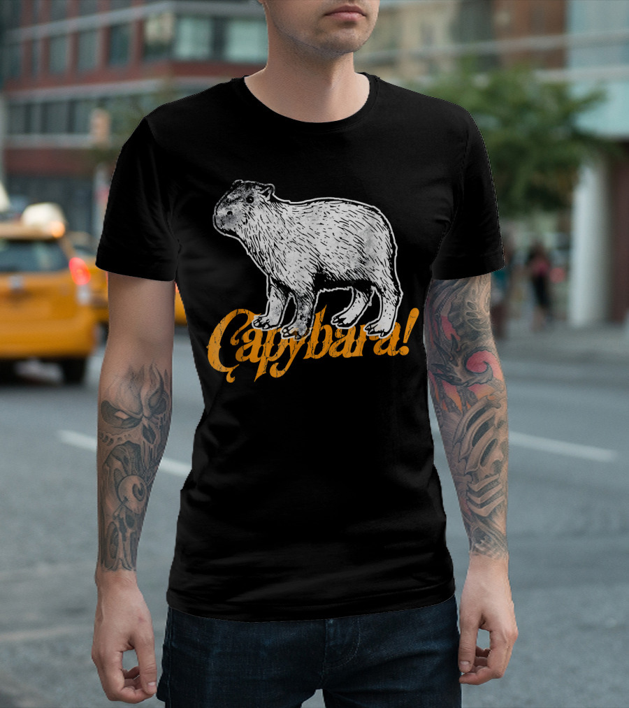 Capybara Wildlife Enthusiast T-Shirt