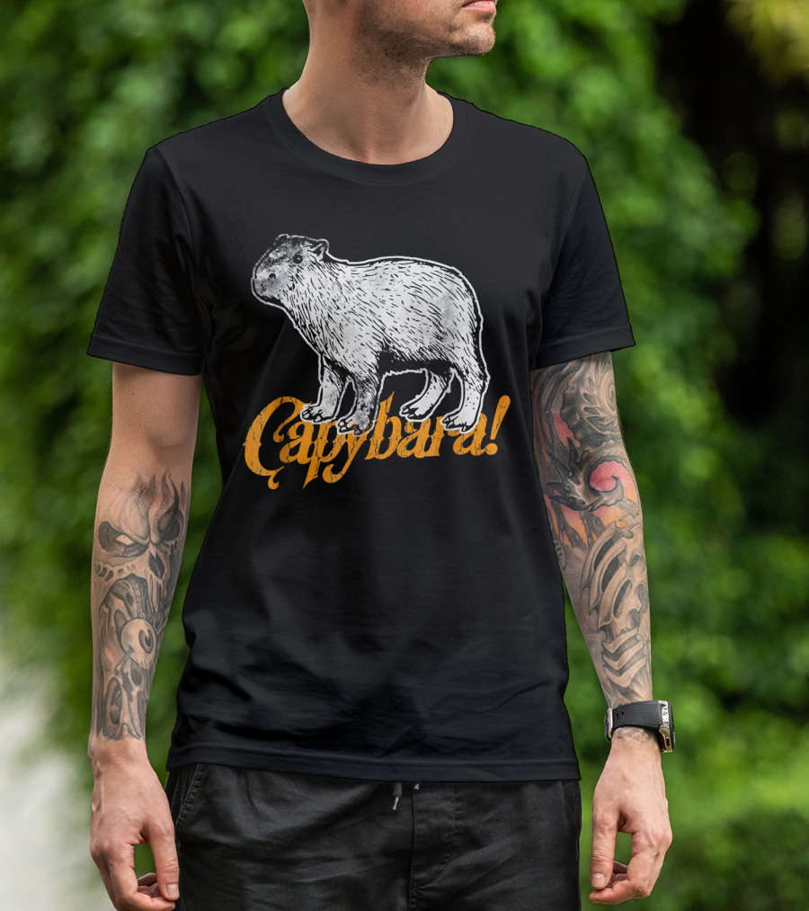 Capybara Wildlife Enthusiast T-Shirt