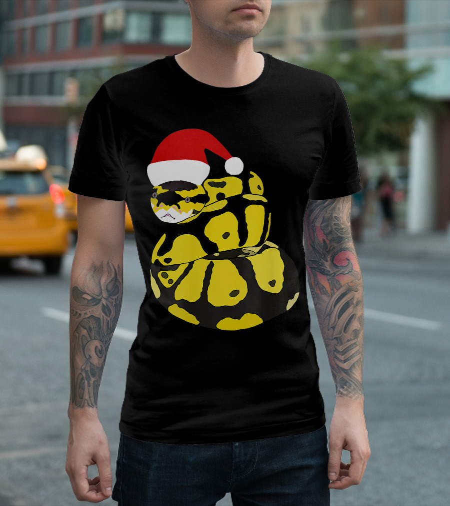 Baby Ball Python With Santa Hat T-Shirt