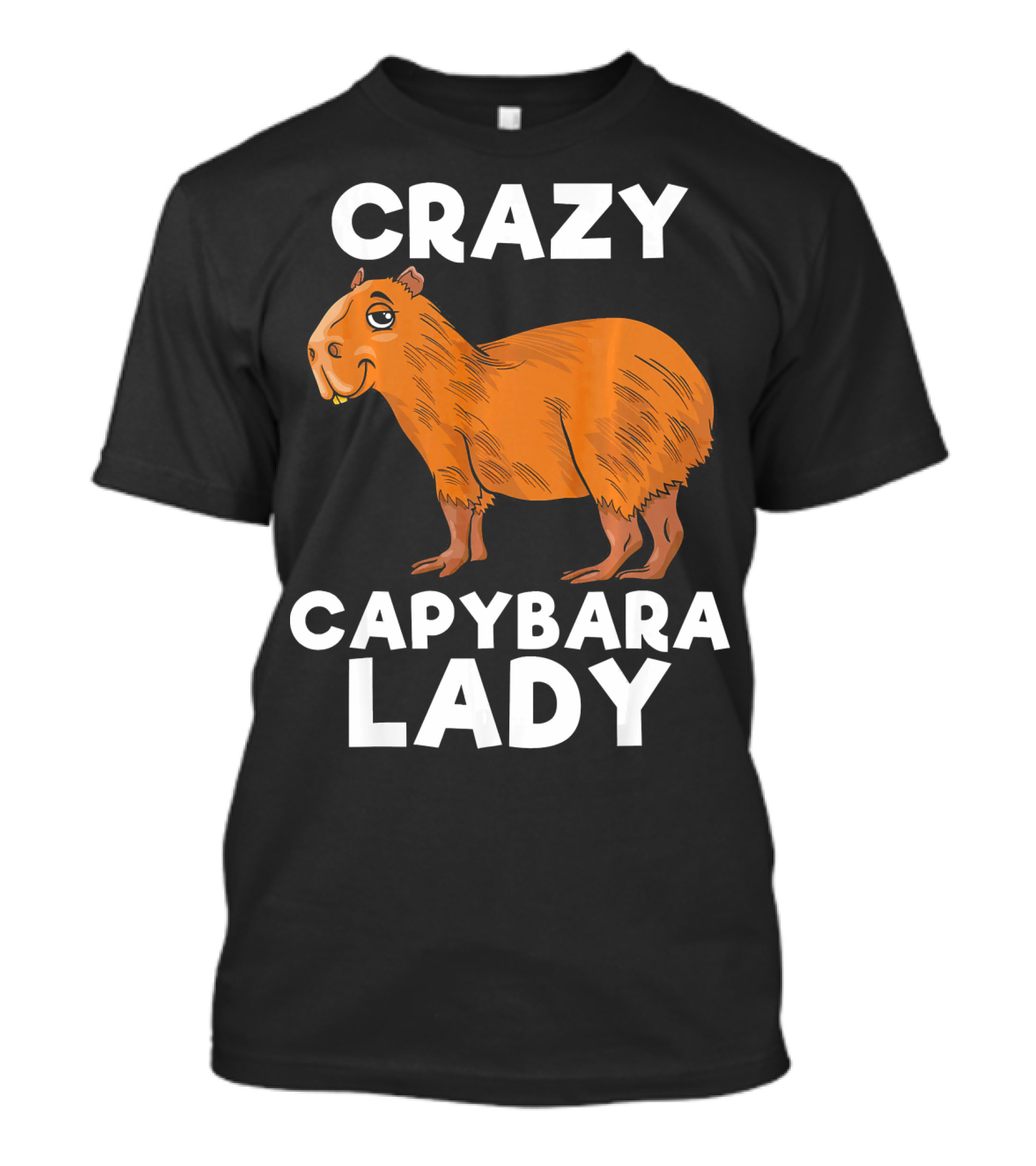 Crazy Capybara Lady T-Shirt