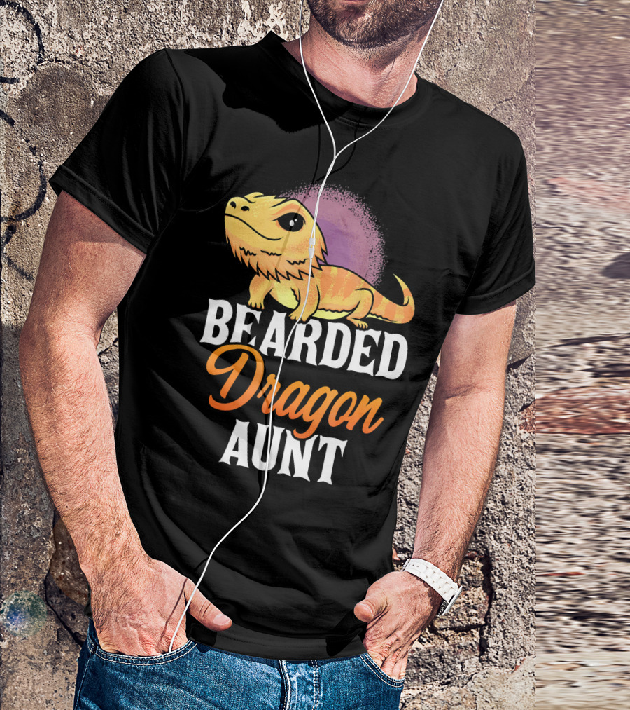 Bearded Dragon Aunt Lizard Lovers T-Shirt