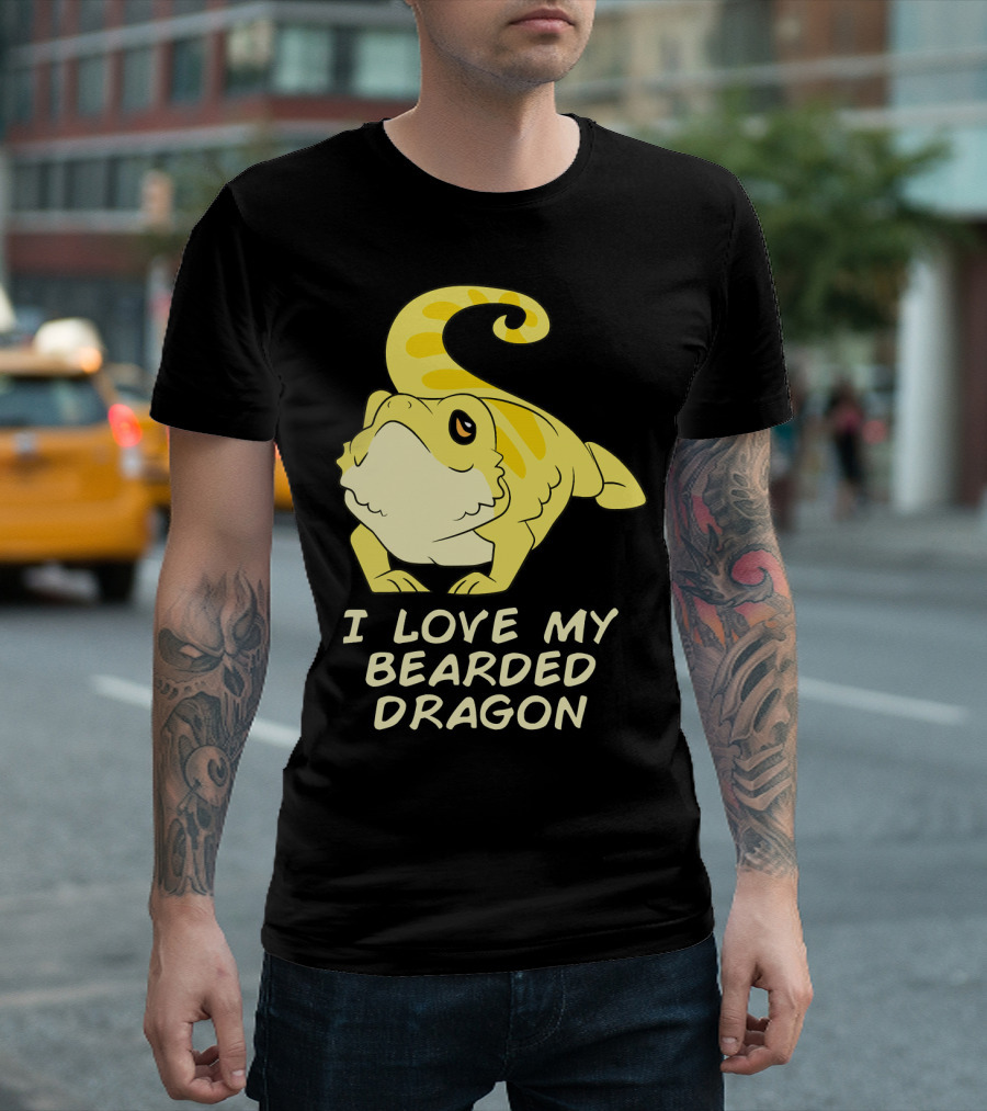 I Love My Bearded Dragon Beardy T-Shirt