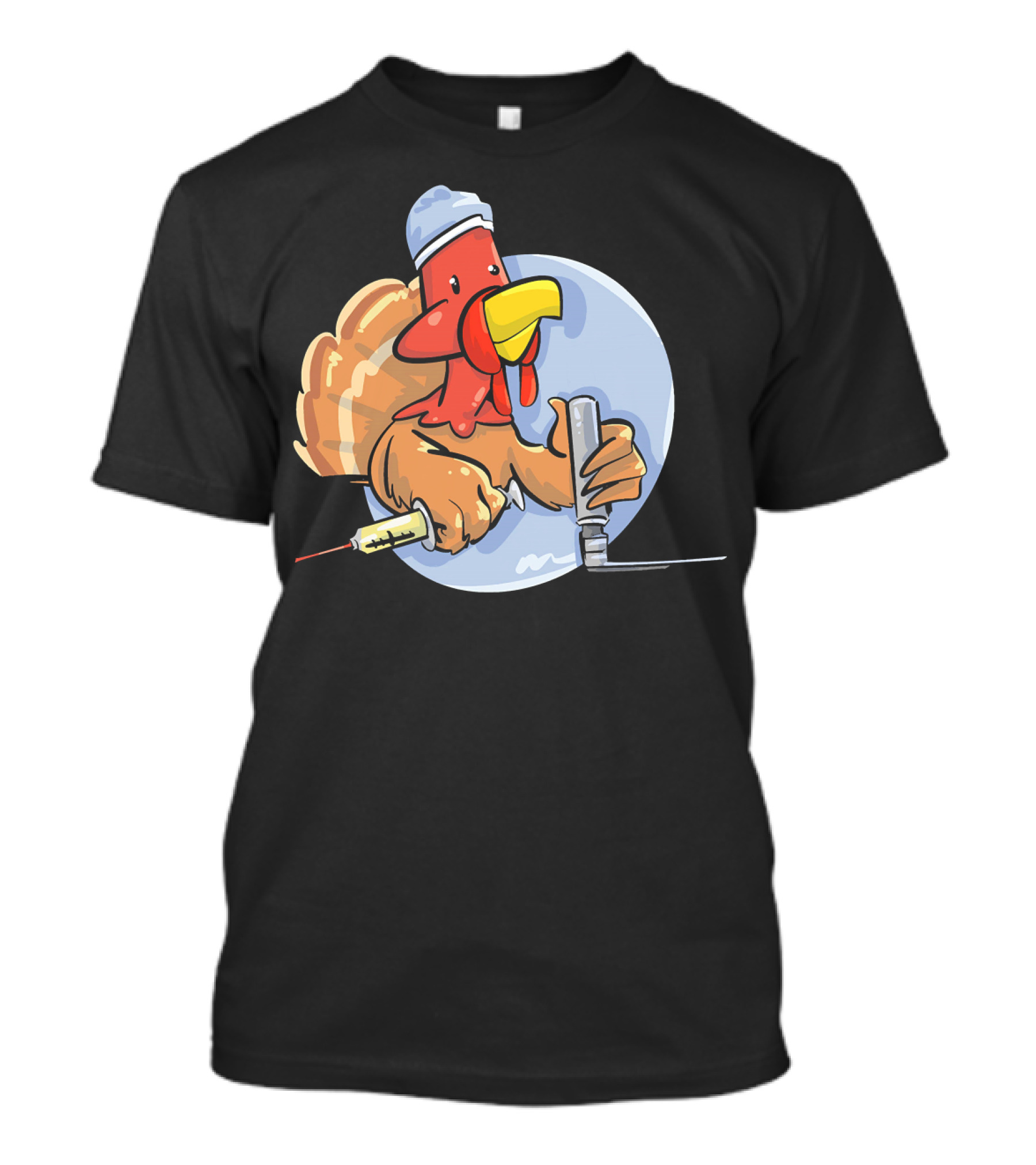 Anesthesia Intubating Turkey Thanksgiving Nurse T-Shirt