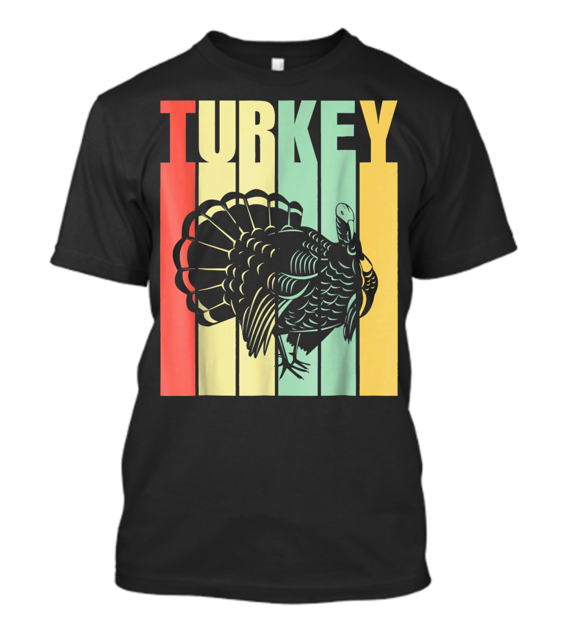 Classic Vintage Retro Turkey Stripes T-Shirt