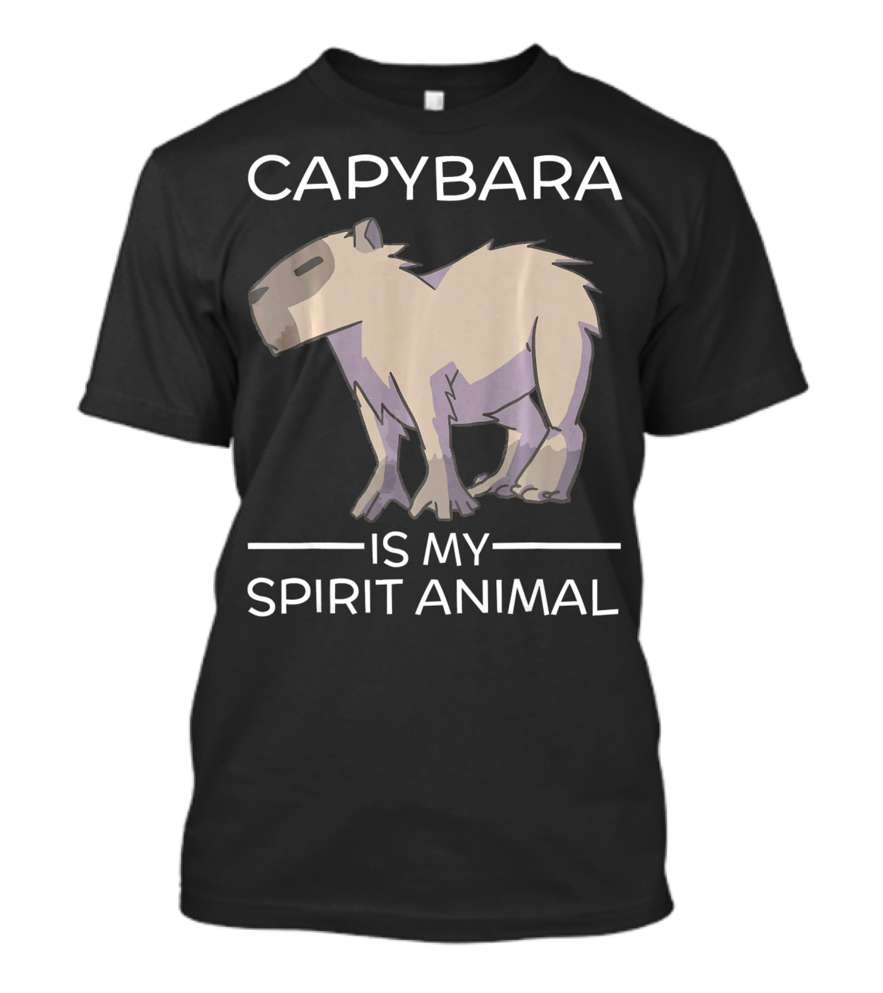 Capybara Is My Spirit Animal Funny Capy T-Shirt