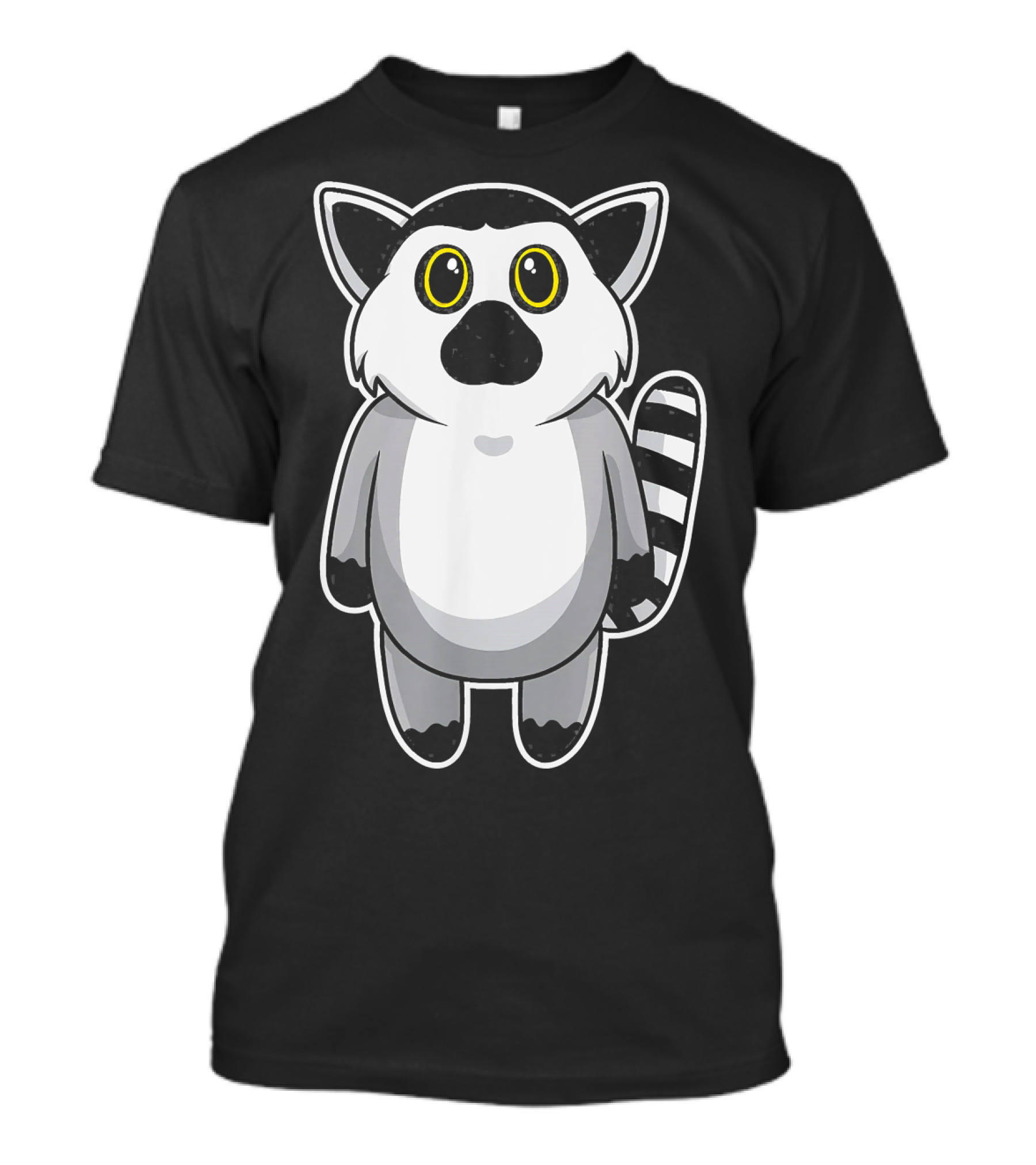 Baby Lemur Monkey Cute And Cuddly Rainforest Cartoon T-Shirt