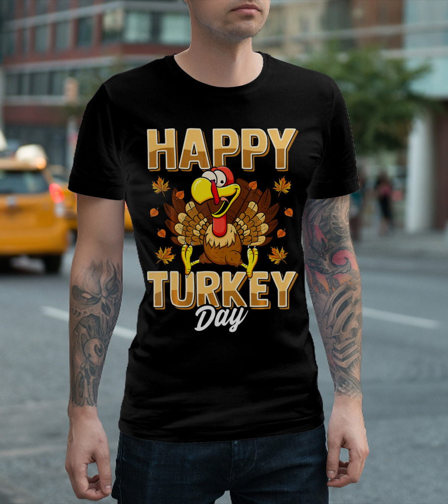 Happy Turkey Day Thanksgiving Day T-Shirt