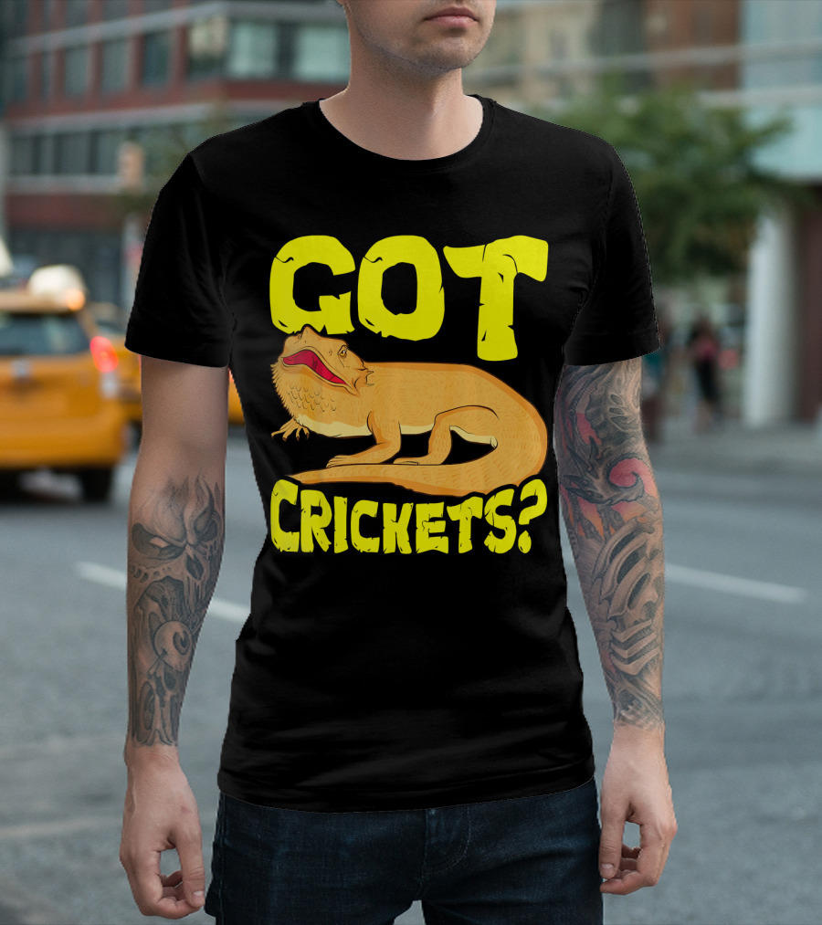 Got Crickets Herpetology Herpetologist Lizard Enthusiast T-Shirt