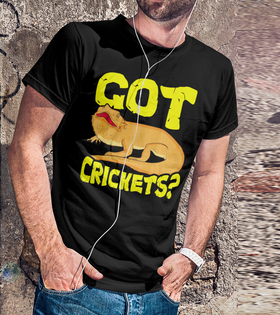 Got Crickets Herpetology Herpetologist Lizard Enthusiast T-Shirt