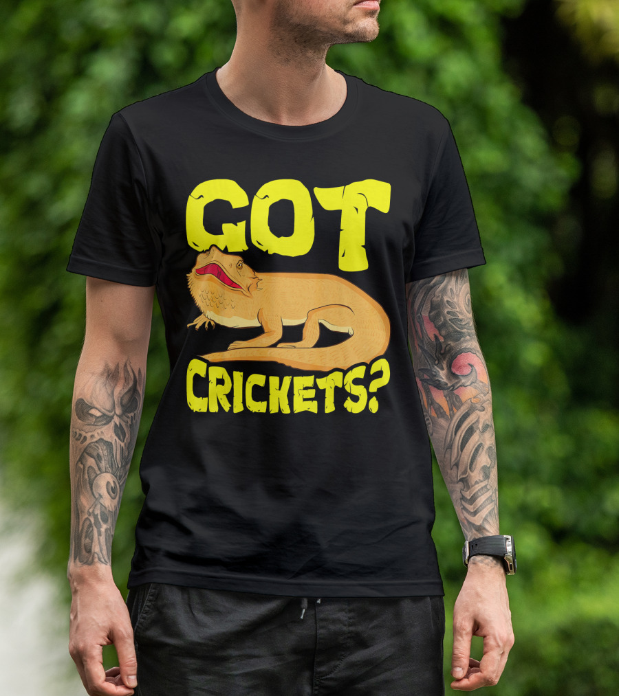 Got Crickets Herpetology Herpetologist Lizard Enthusiast T-Shirt