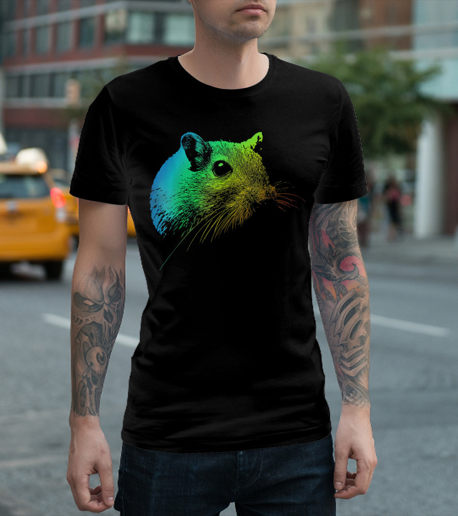 GERBIL Vibrant Rainbow Spectrum T-Shirt