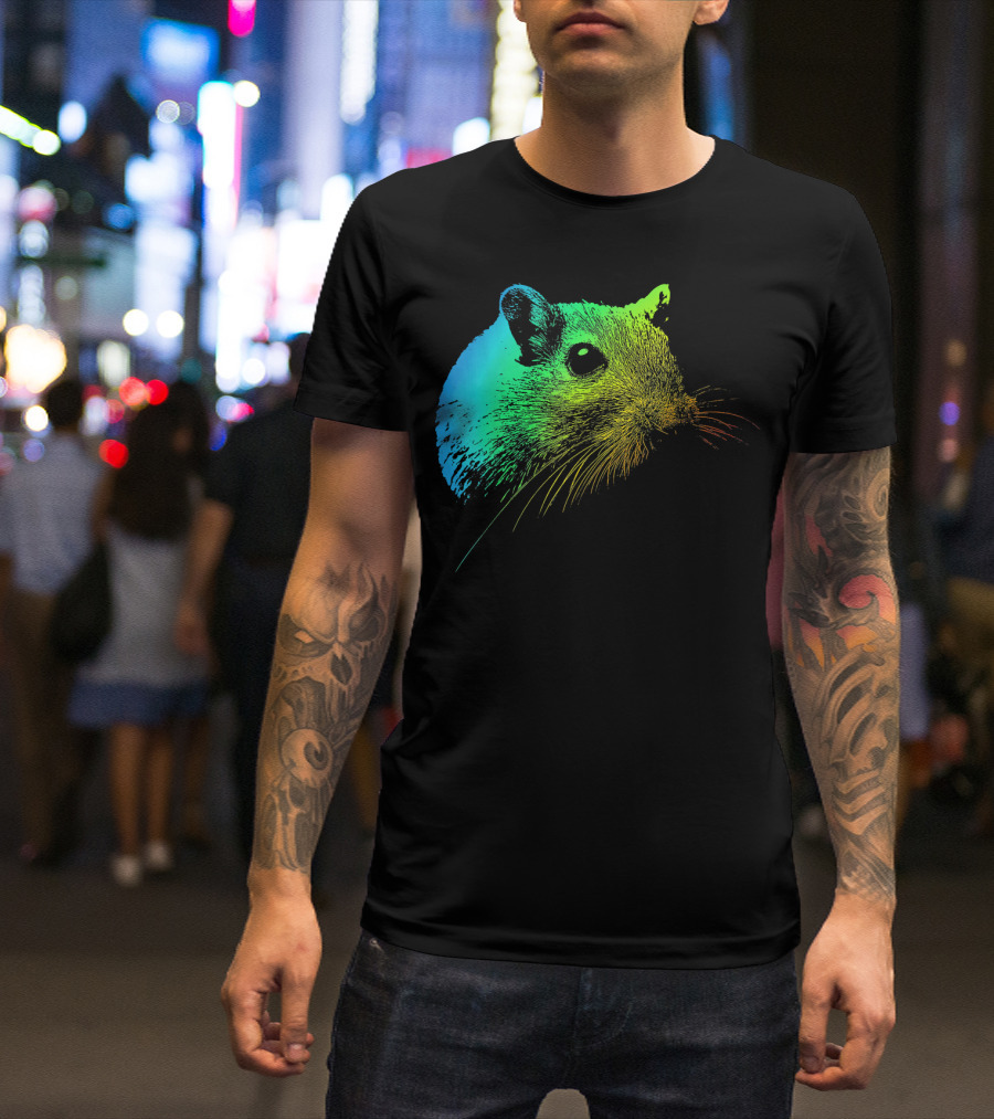 GERBIL Vibrant Rainbow Spectrum T-Shirt
