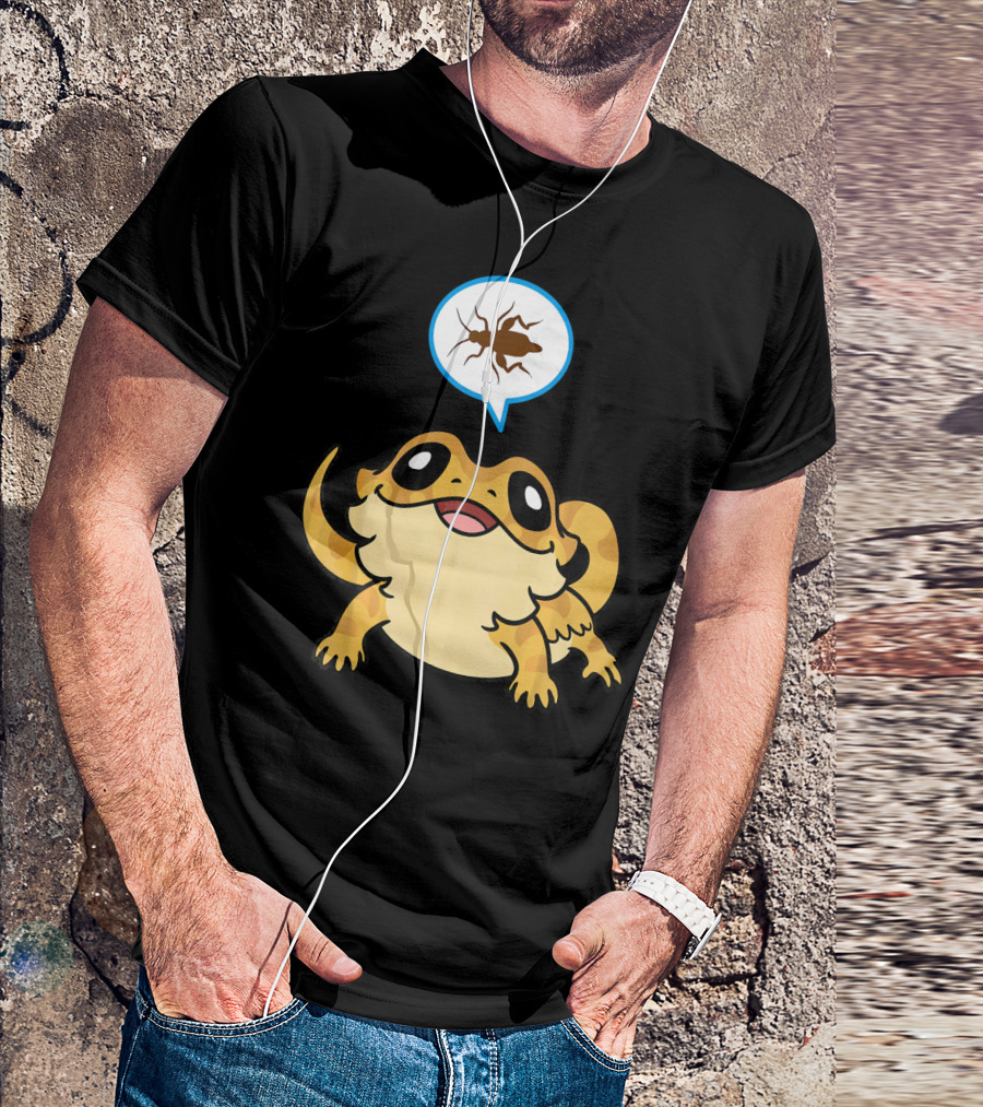 Funny Bearded Dragon Crickets Dream T-Shirt