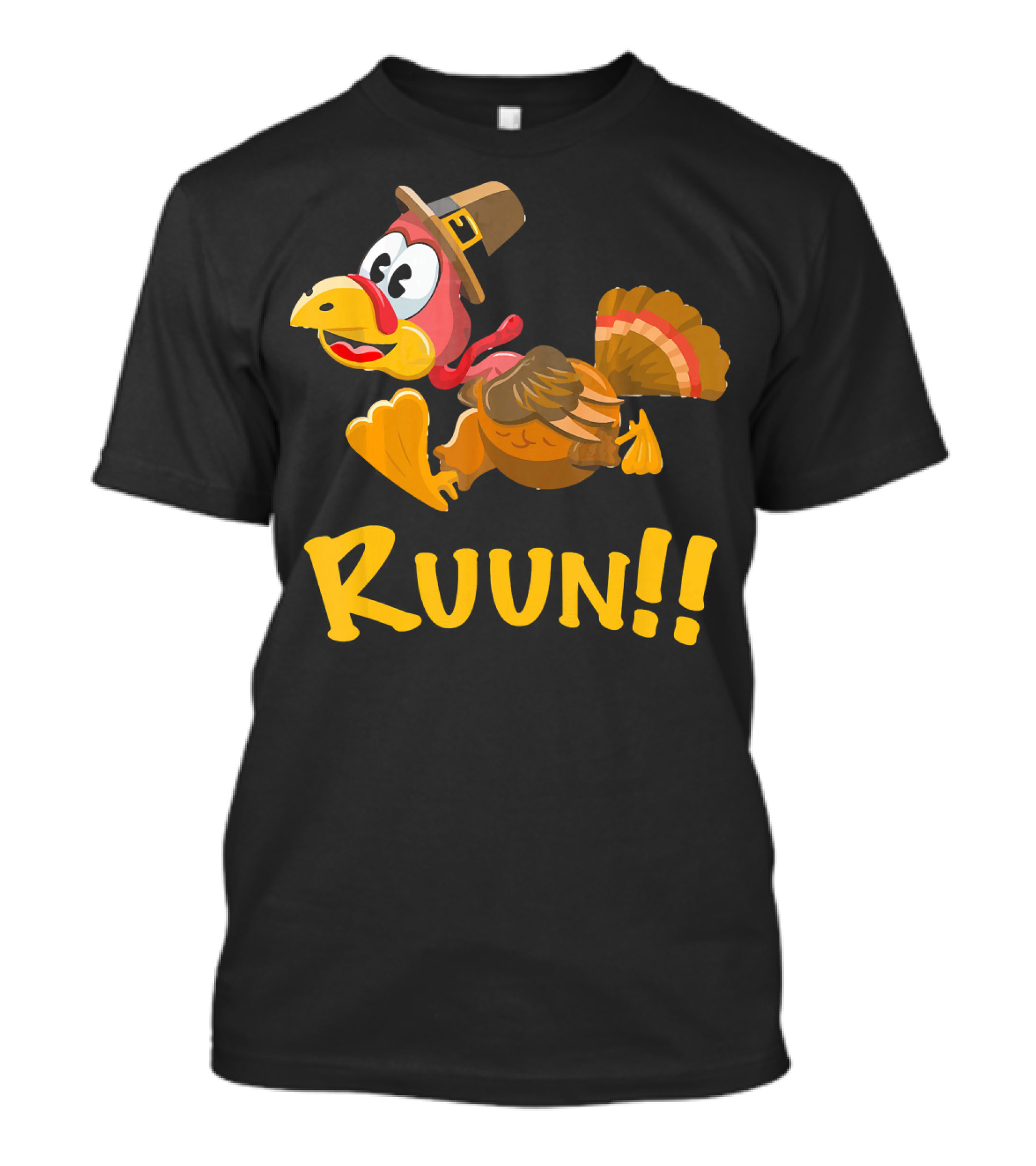 Running Thanksgiving Turkey Ruun Family Fun T-Shirt