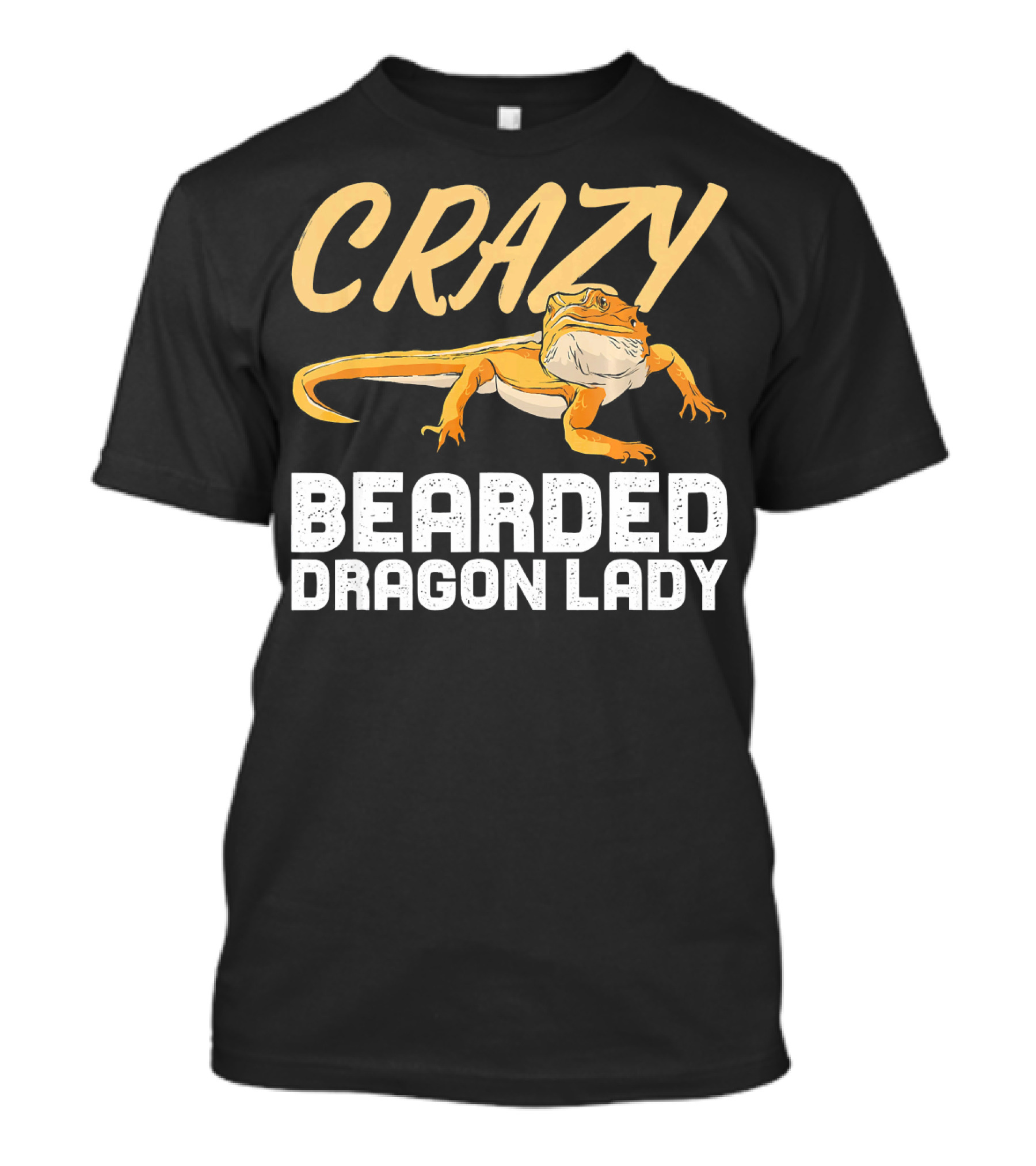 Crazy Bearded Dragon Lady T-Shirt