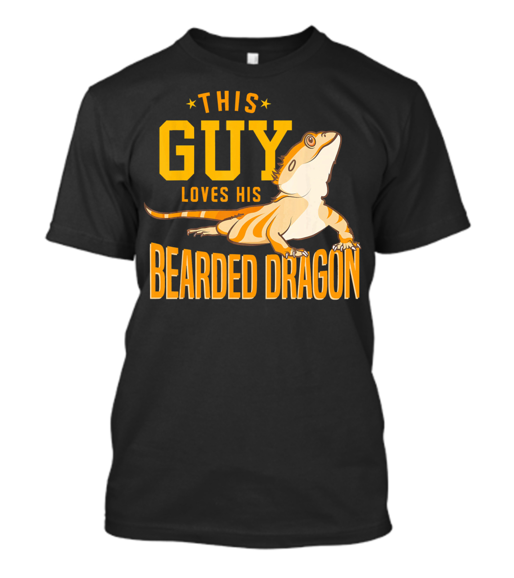 This Guy Loves His Bearded Dragon T-Shirt