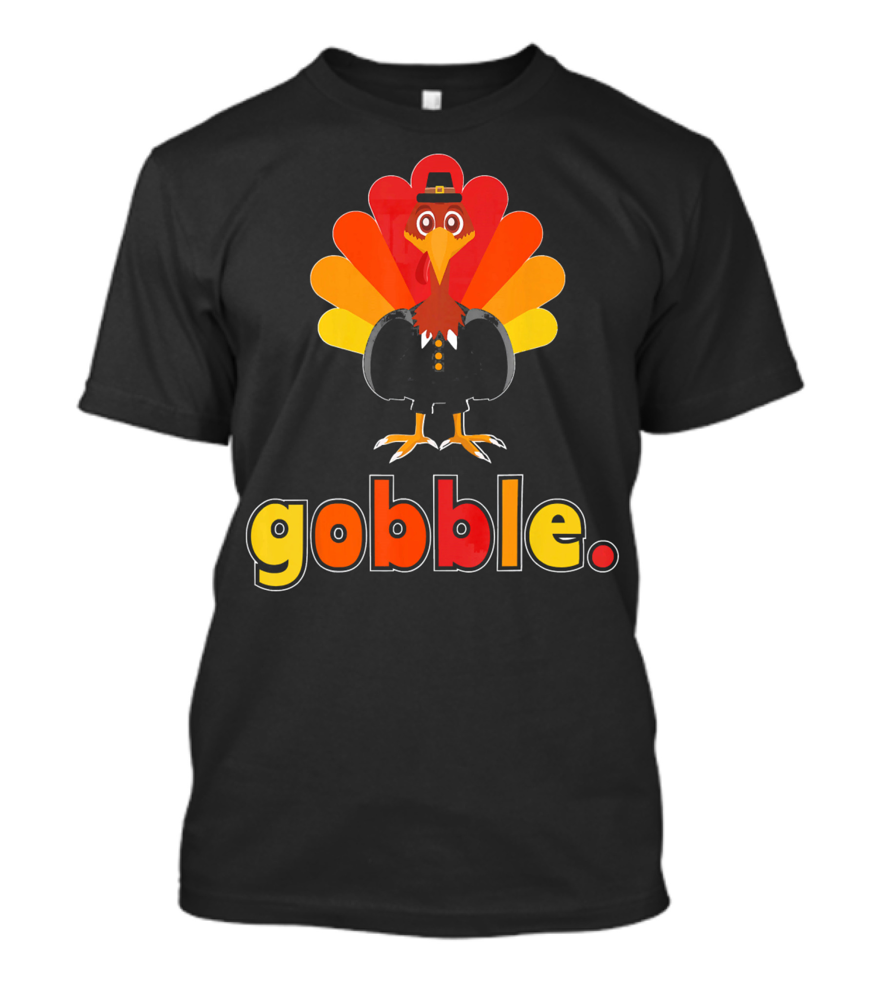 Gobble Turkey Pilgrim T-Shirt