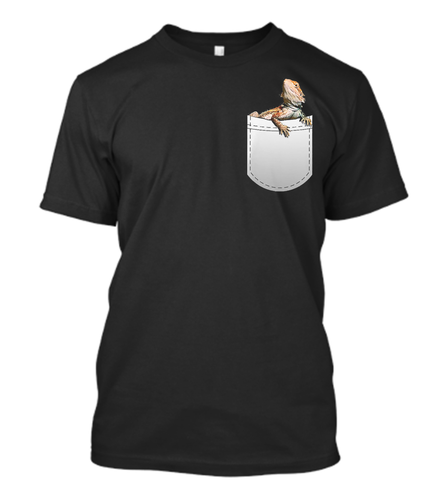 Funny Bearded Dragon Youth Bearded Pocket Lizard T-Shirt