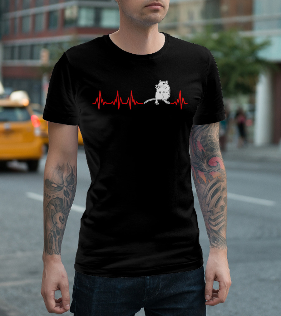 Gerbil Heartbeat Rhythm Animal Love T-Shirt