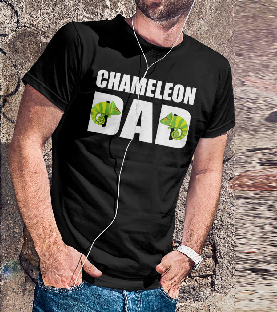 CHAMELEON DAD Funny Chameleons T-Shirt