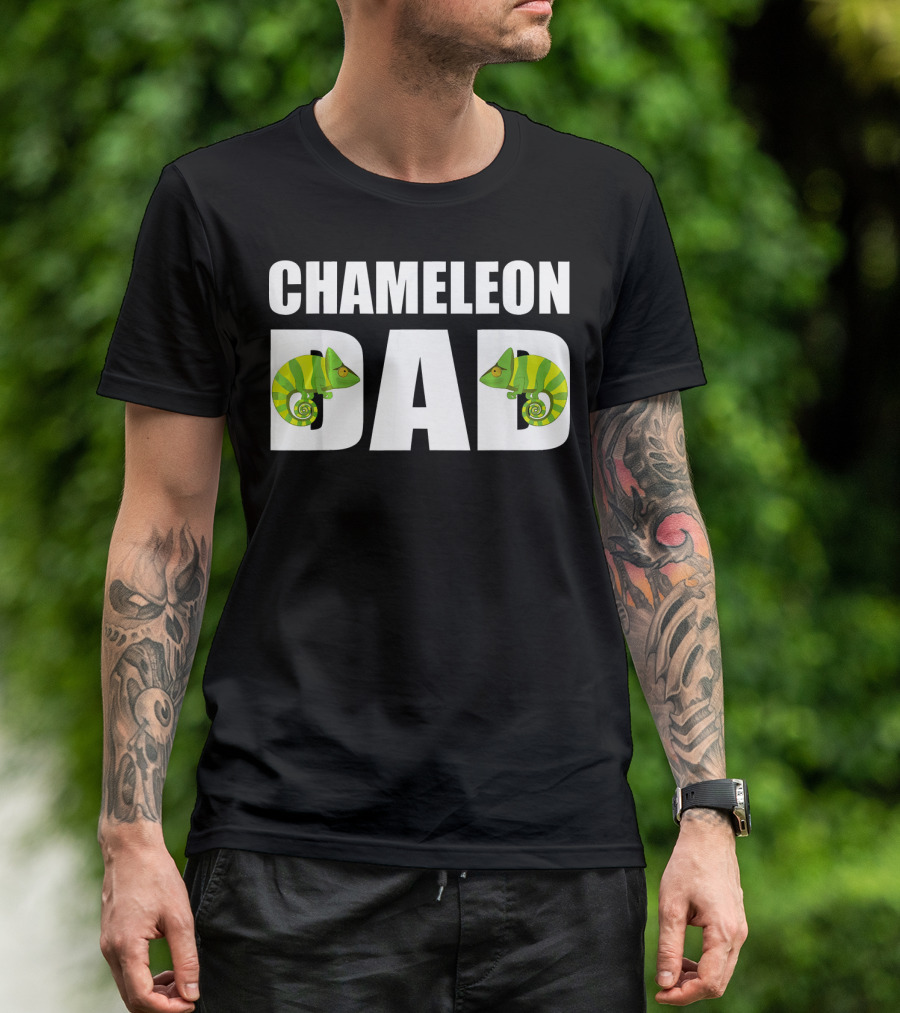 CHAMELEON DAD Funny Chameleons T-Shirt