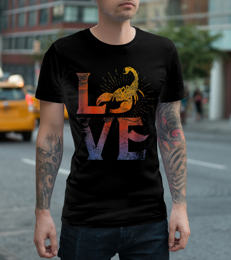 Love Scorpio Horoscope Scorpion Zodiac T-Shirt
