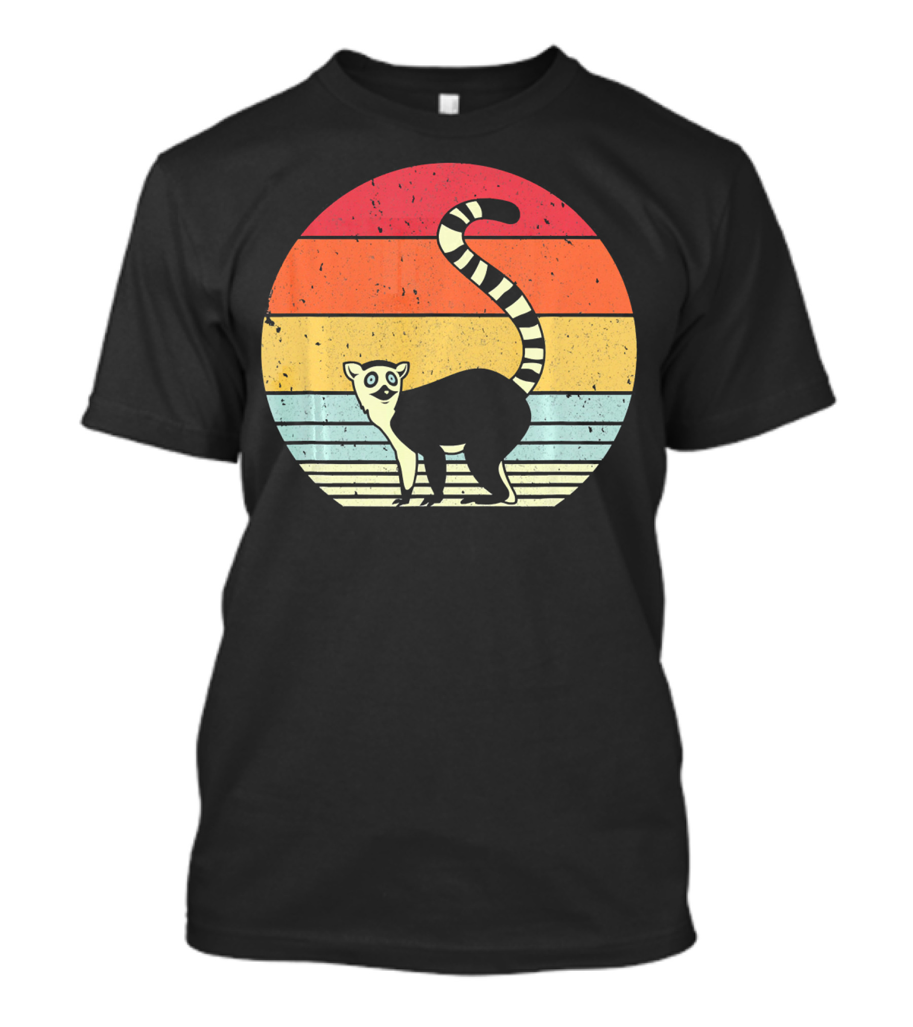 Lemur Vintage Sunset T-Shirt
