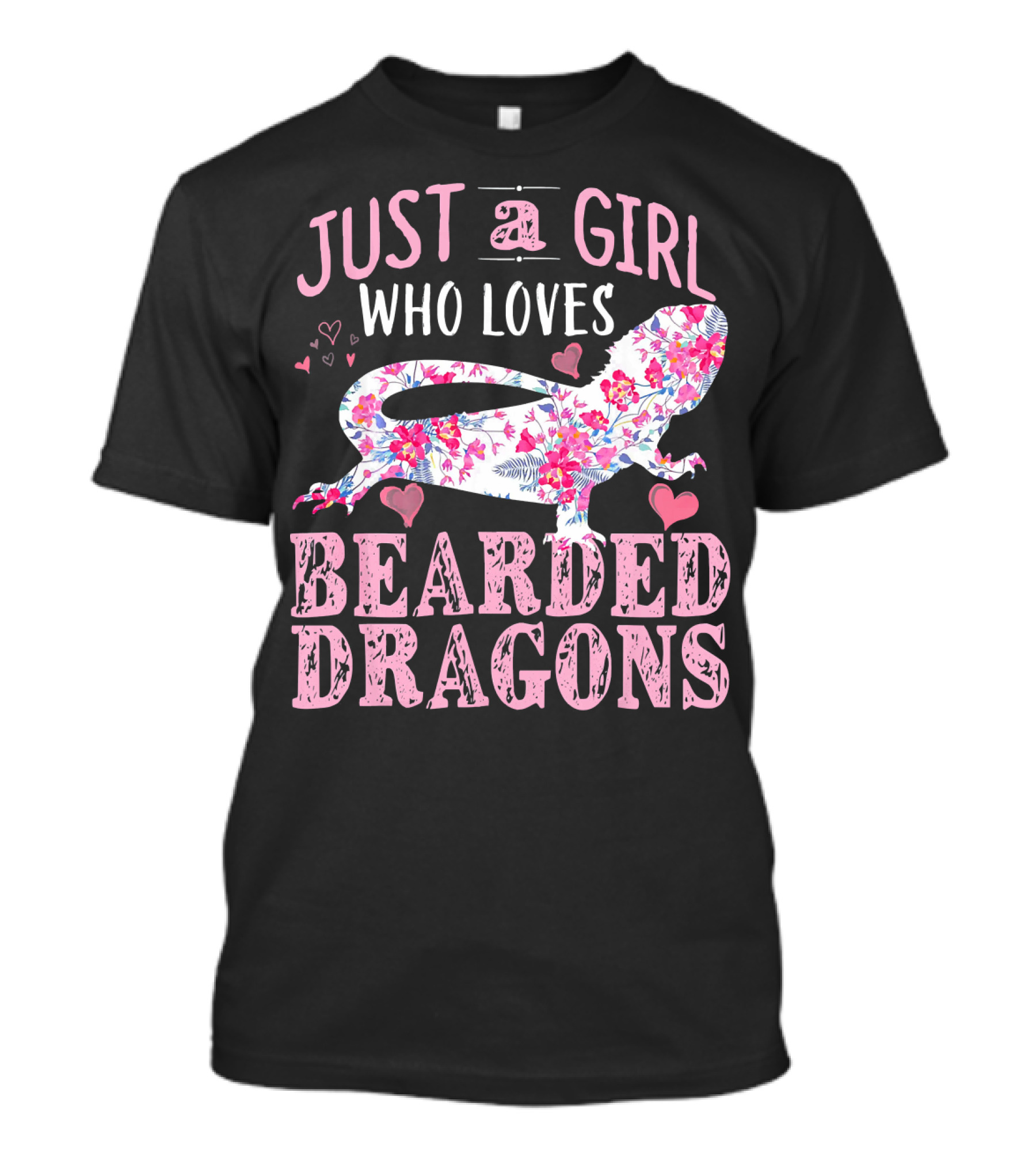 Just A Girl Who Loves Bearded Dragons T-Shirt