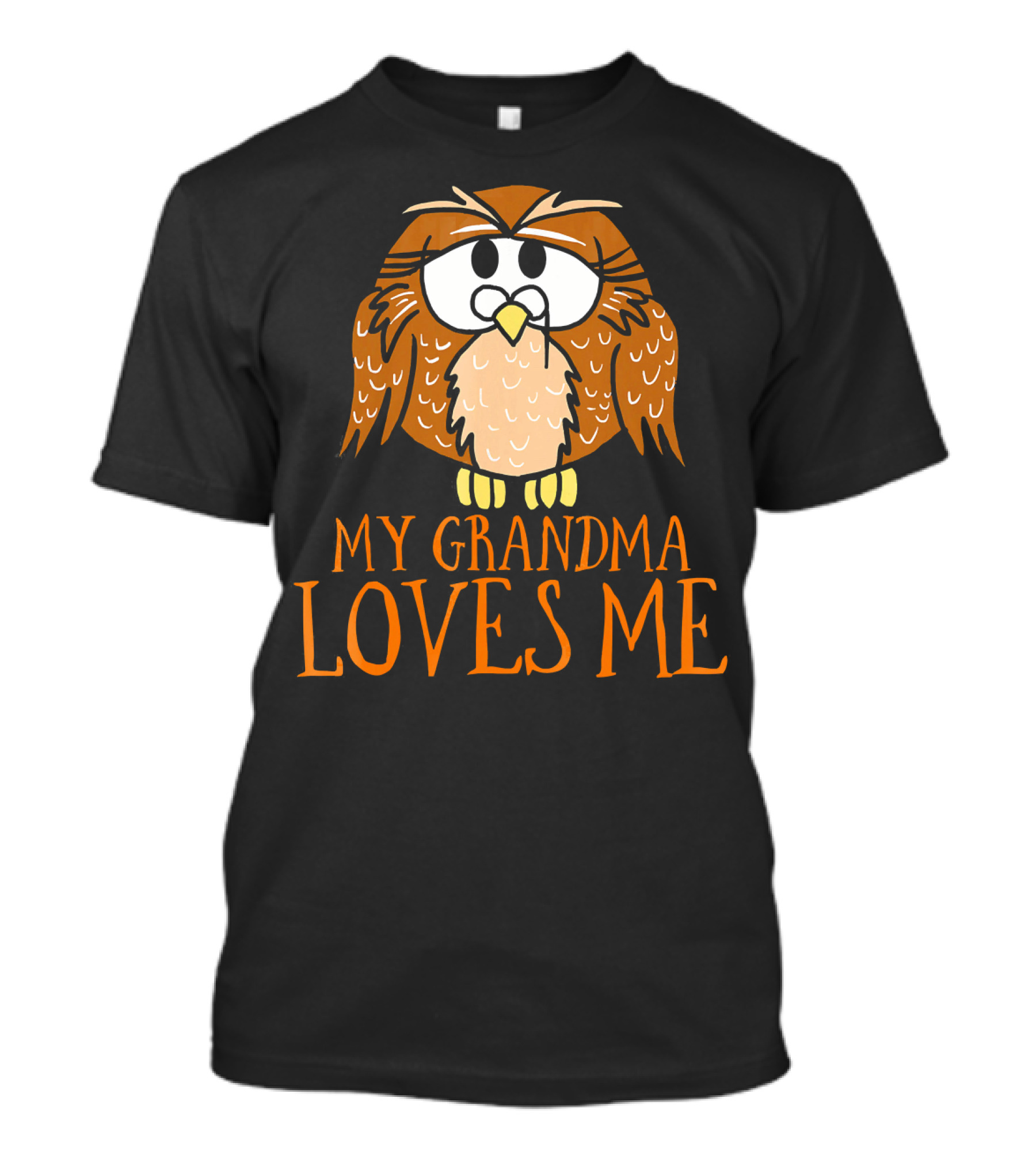 My Grandma Loves Me Owl Hoot Nocturnal T-Shirt