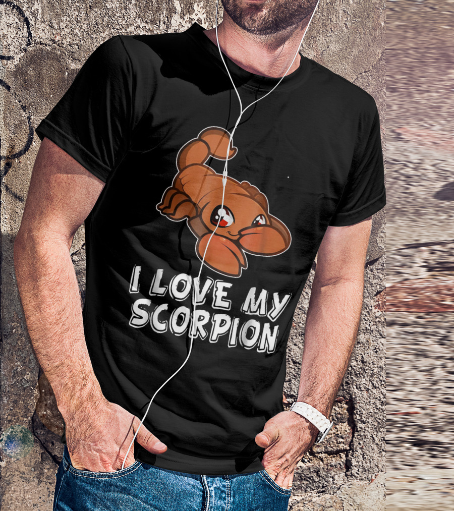 I Love My Scorpion Cute Cartoon T-Shirt