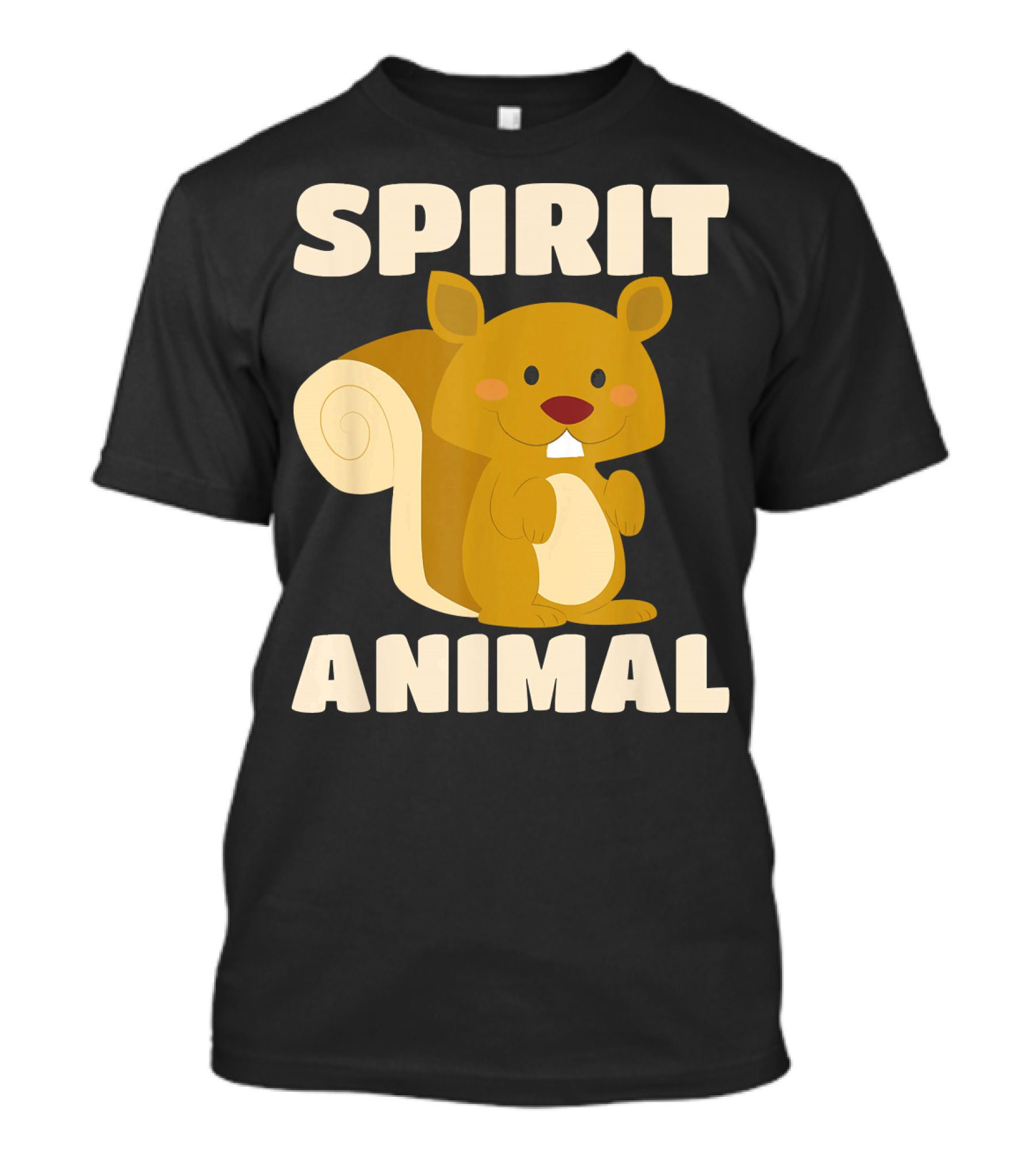 Spirit Animal Cute Cartoon Squirrel T-Shirt