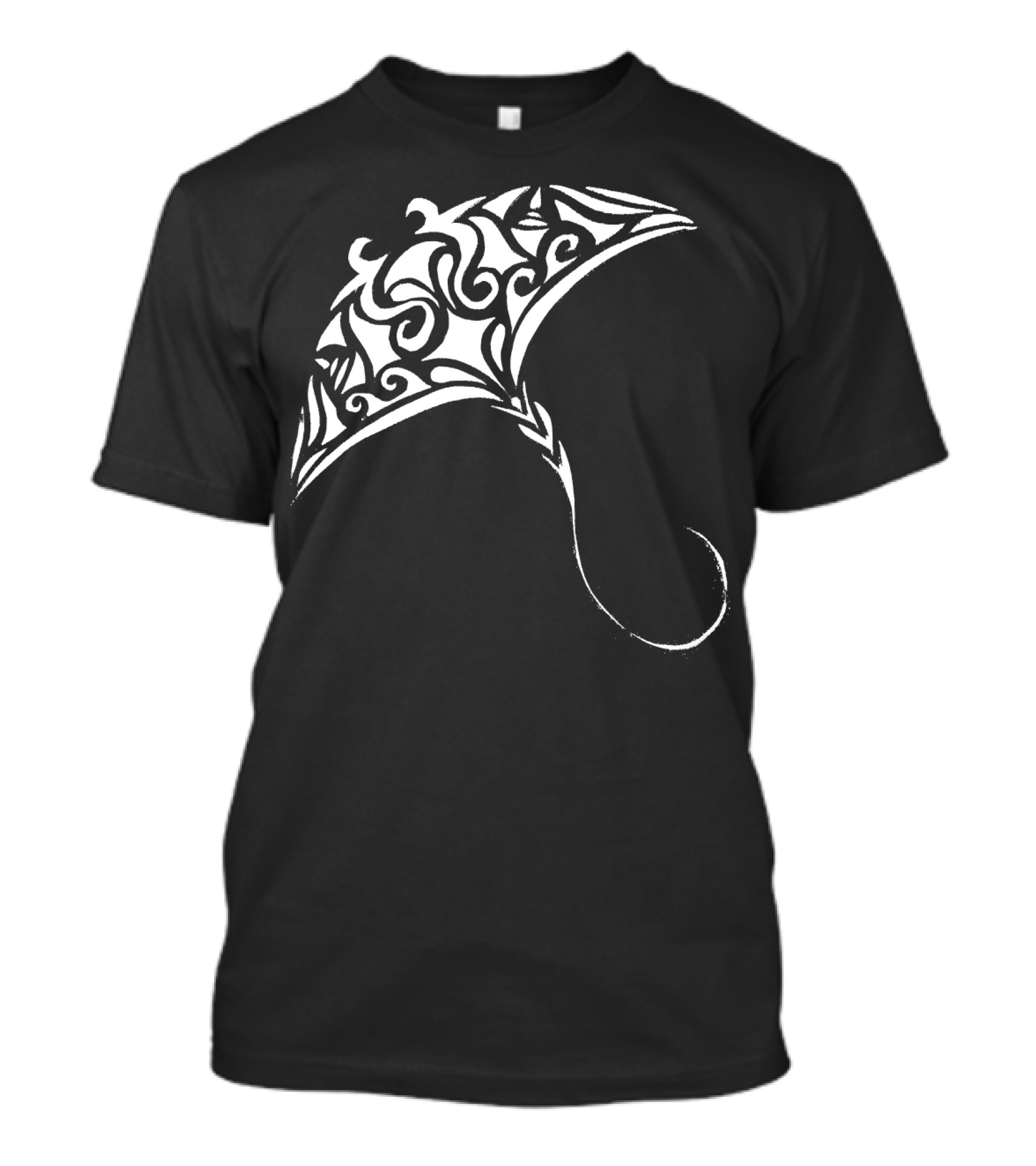 Manta Ray Destroyed Nov Patterned T-Shirt