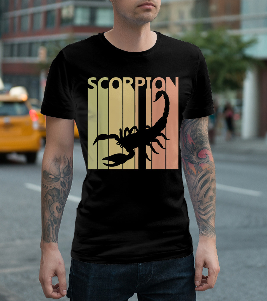 Scorpion Retro Silhouette Spirit Animal Fun T-Shirt