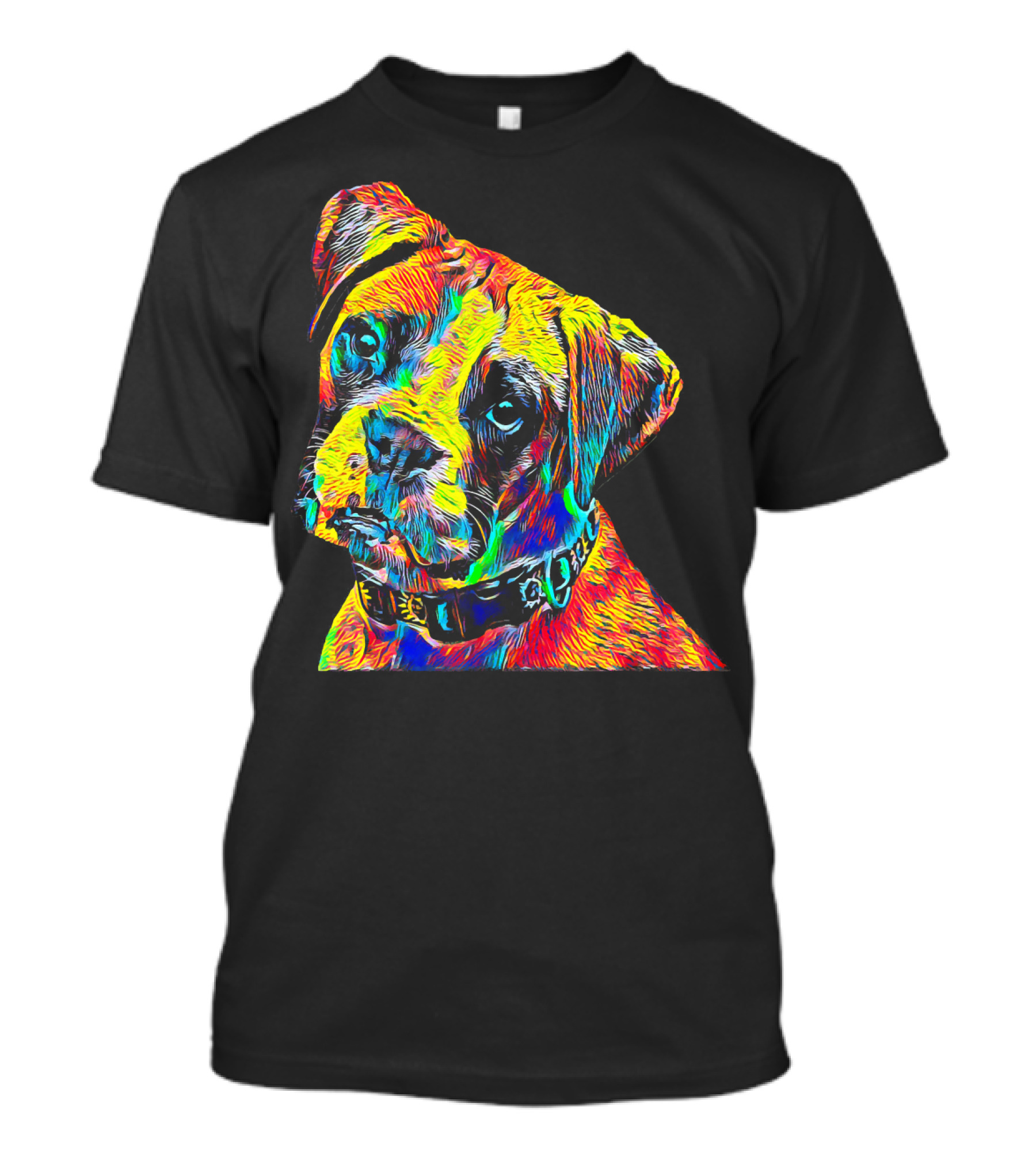 Baby Dog Boxer Breed Colorful T-Shirt
