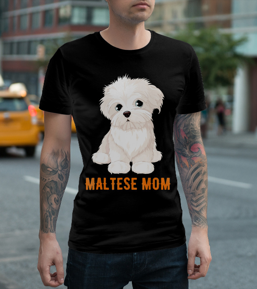Maltese Mom Dog Lovers Ideas T-Shirt