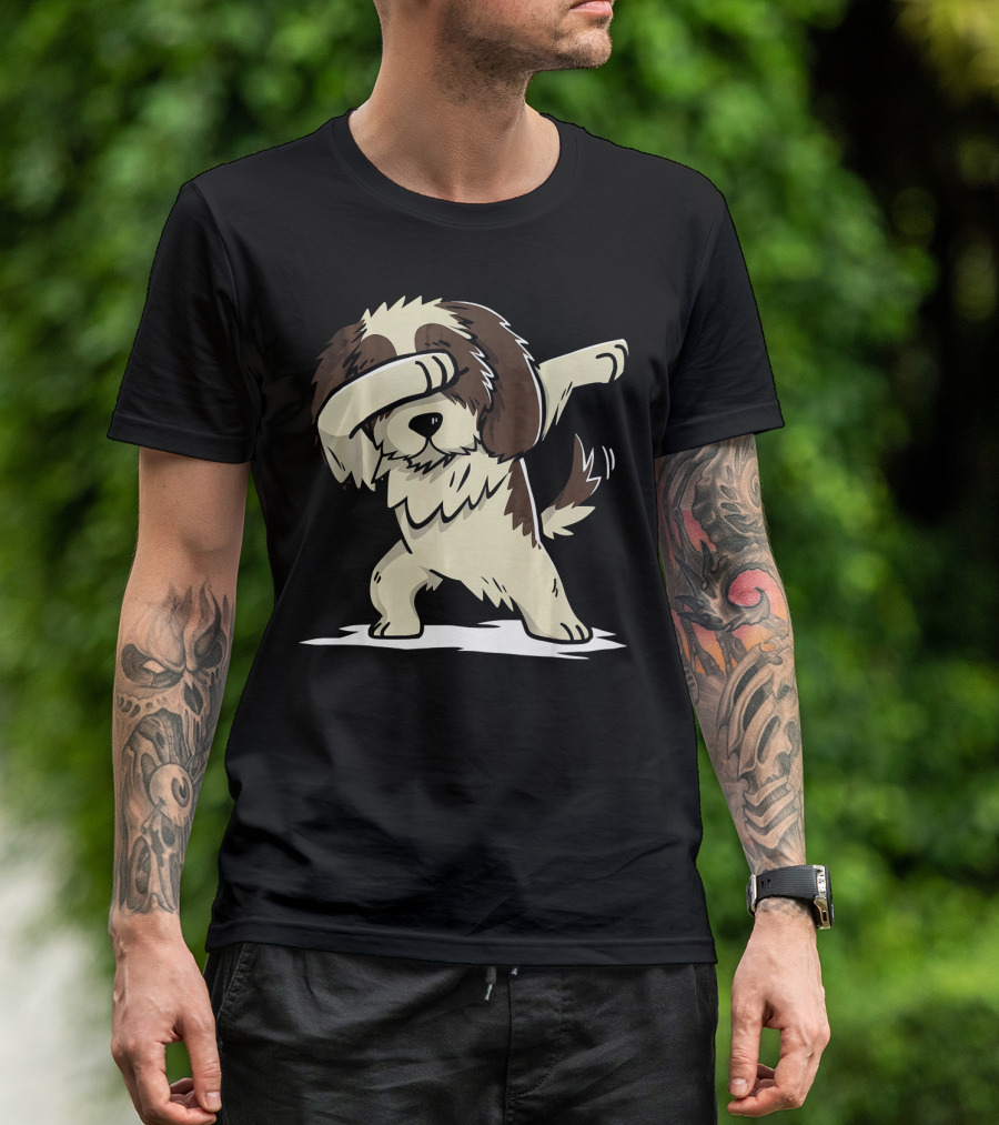 Shih Tzu Dab Dance Funny Dog Dabbing T-Shirt