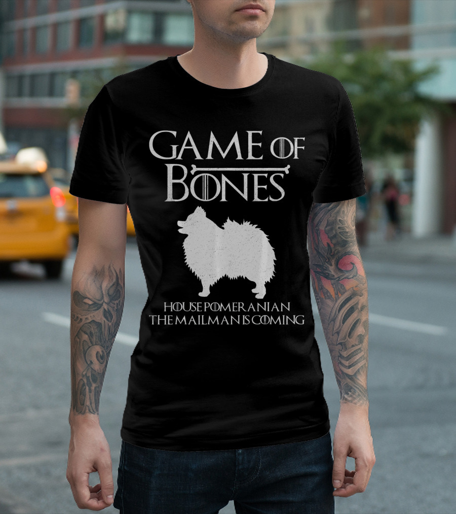 Game Of Bones House Pomeranian The Mailman Is Coming T-Shirt