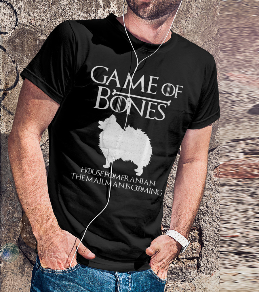 Game Of Bones House Pomeranian The Mailman Is Coming T-Shirt