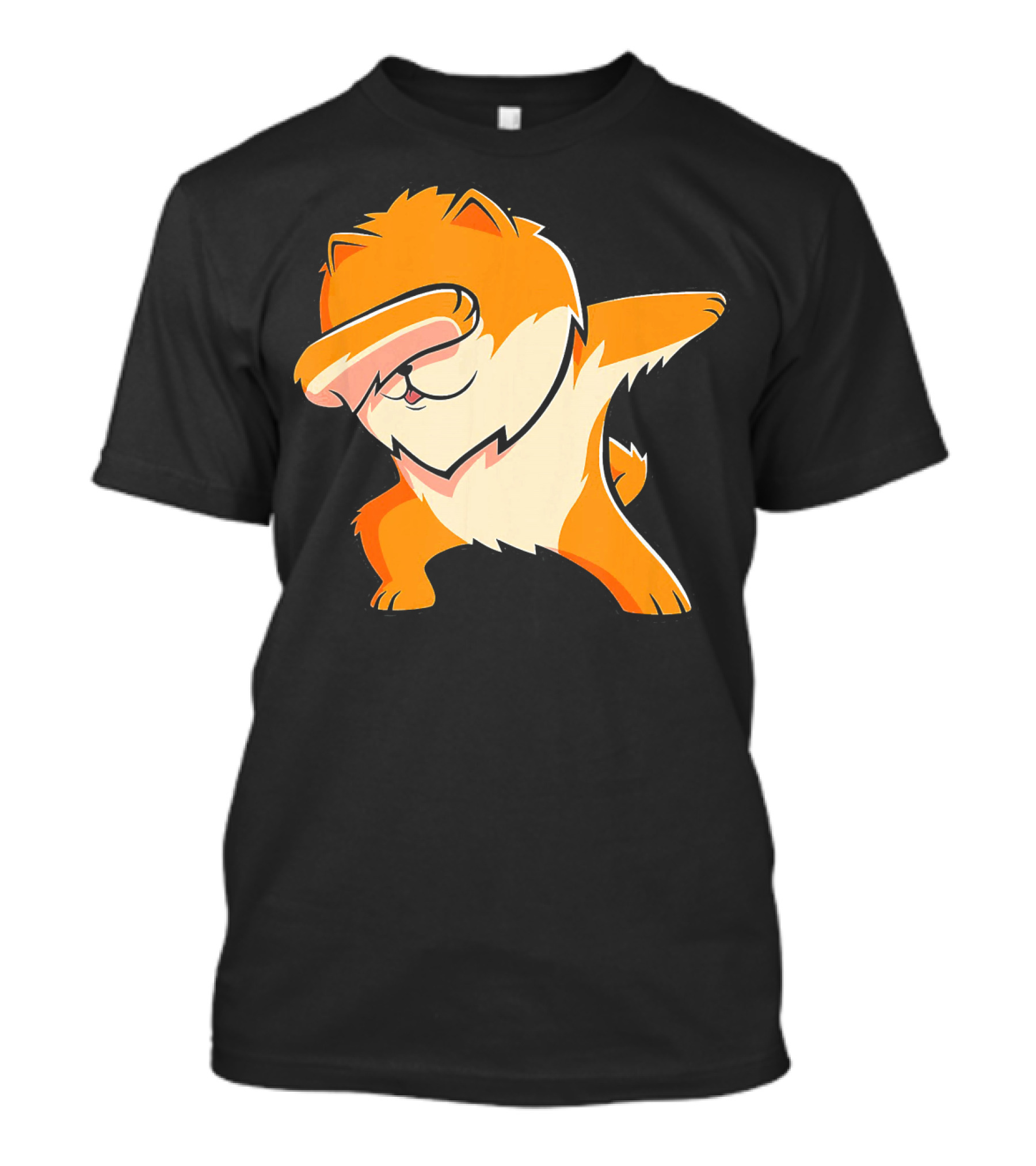 Funny Dabbing Pomeranian Dog Party Birth T-Shirt