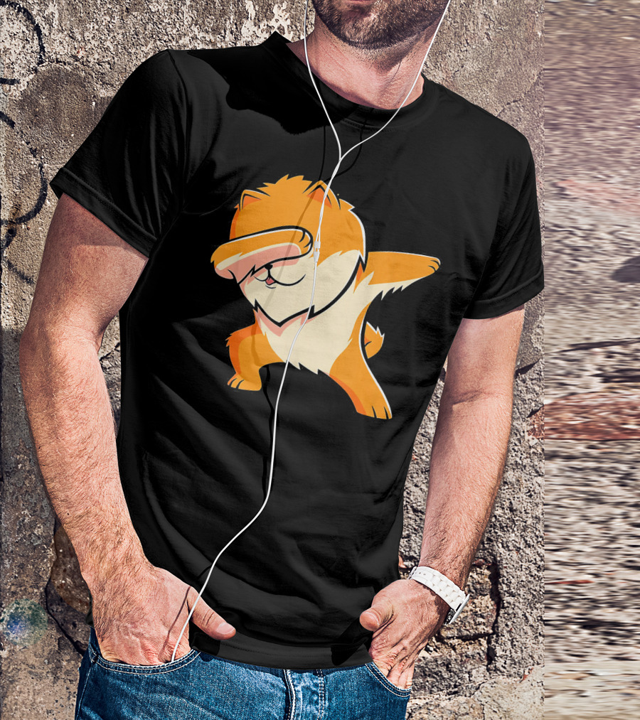 Funny Dabbing Pomeranian Dog Party Birth T-Shirt