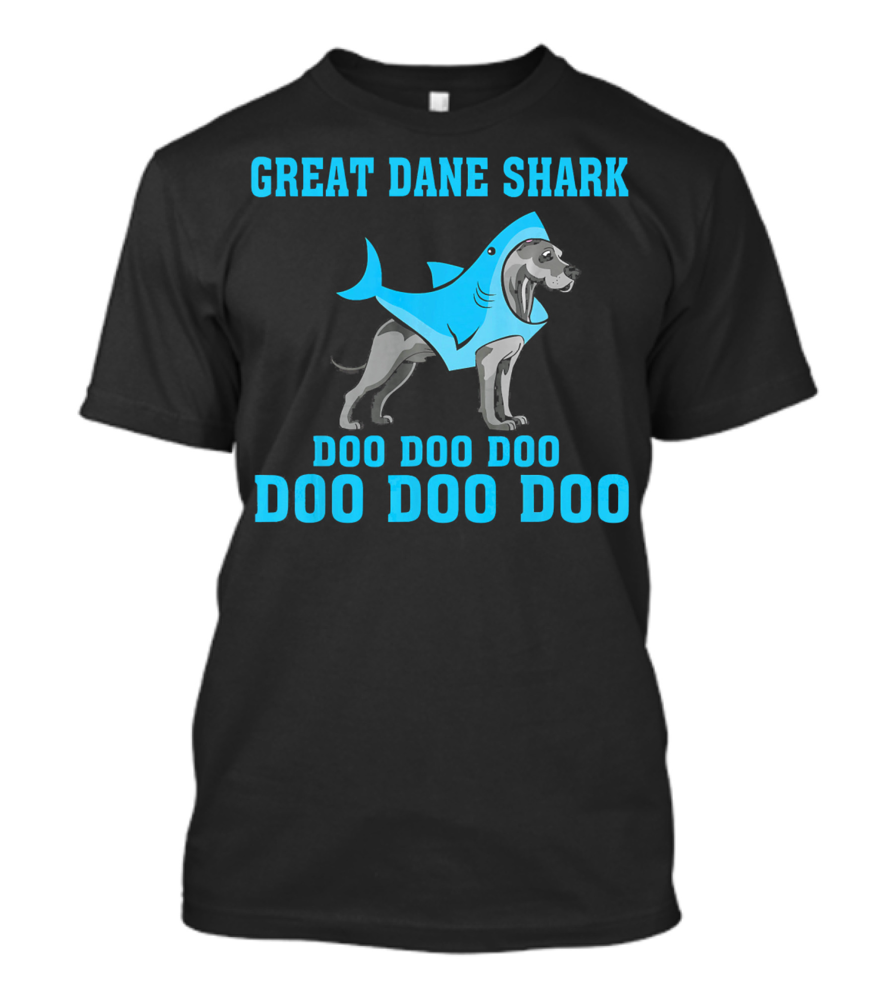 Great Dane Shark Doo Doo Doo Doo Doo Doo T-Shirt