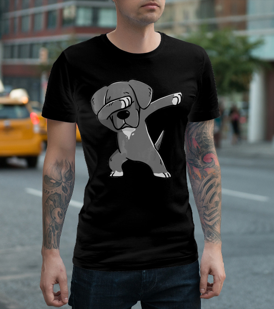 Dabbing Great Dane Pup Fun Dance Move T-Shirt