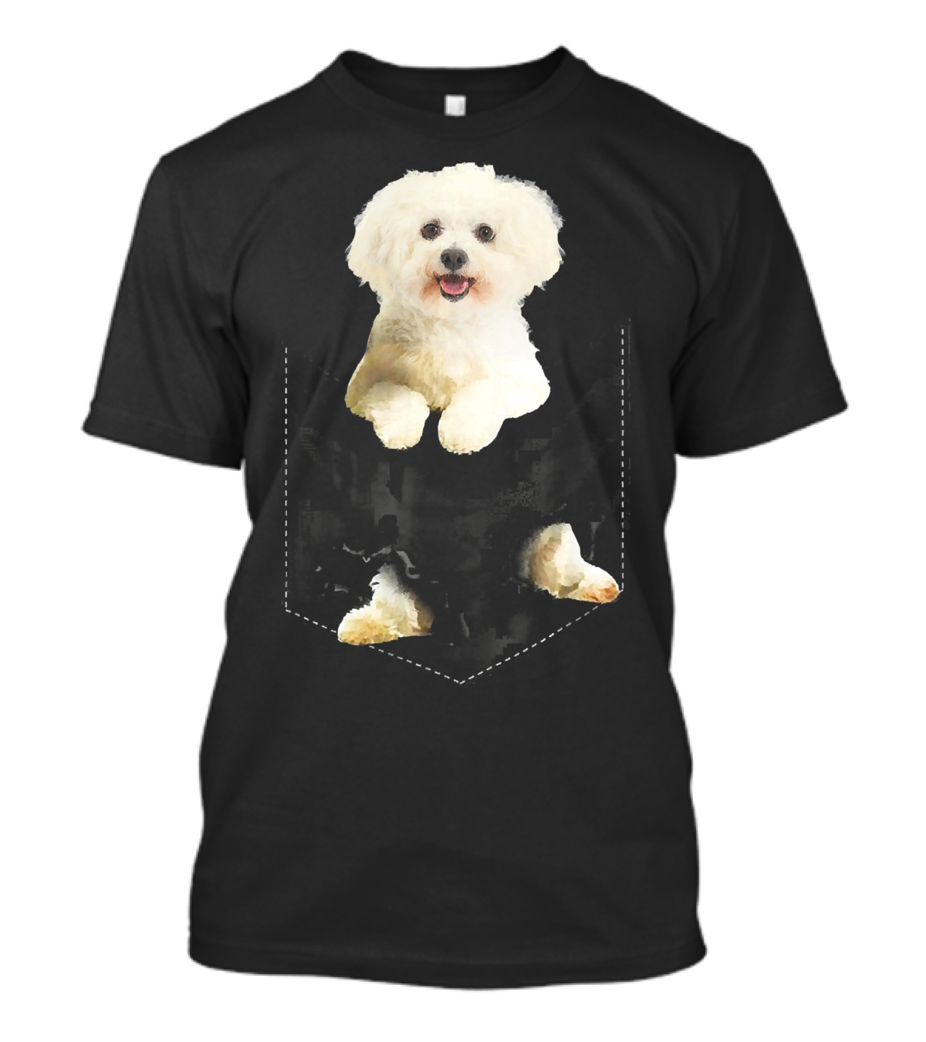 Maltese Pocket Dog Mid Maltese Pup T-Shirt