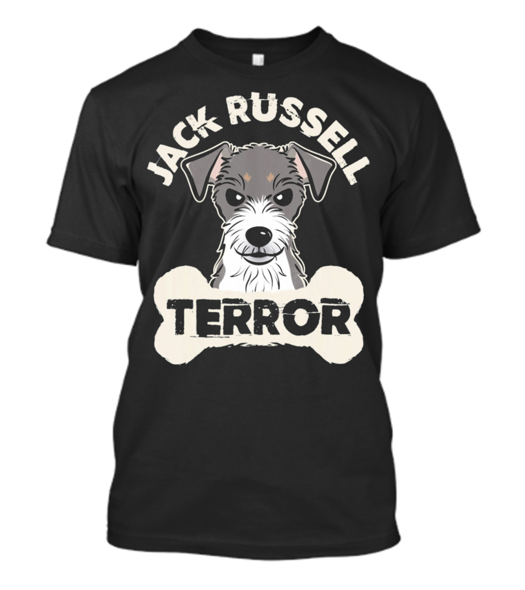 Jack Russell Terrier Terror Dog Pet Bone T-Shirt